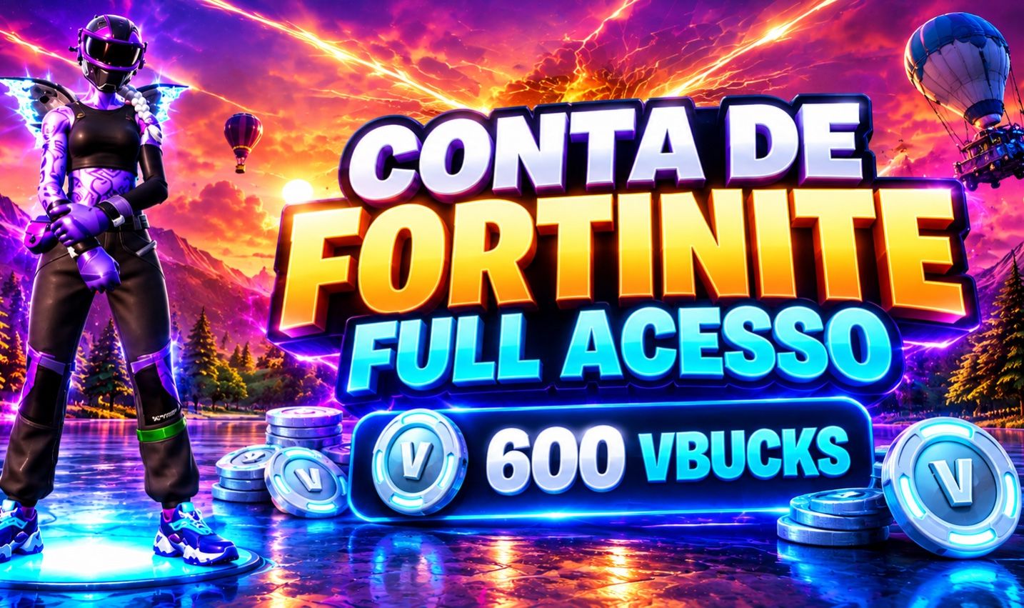 Conta Fortnite 48 Skins Harley Quinn Homer Scooby-Doo 600 VB ENTREGA AUTOMATICA!