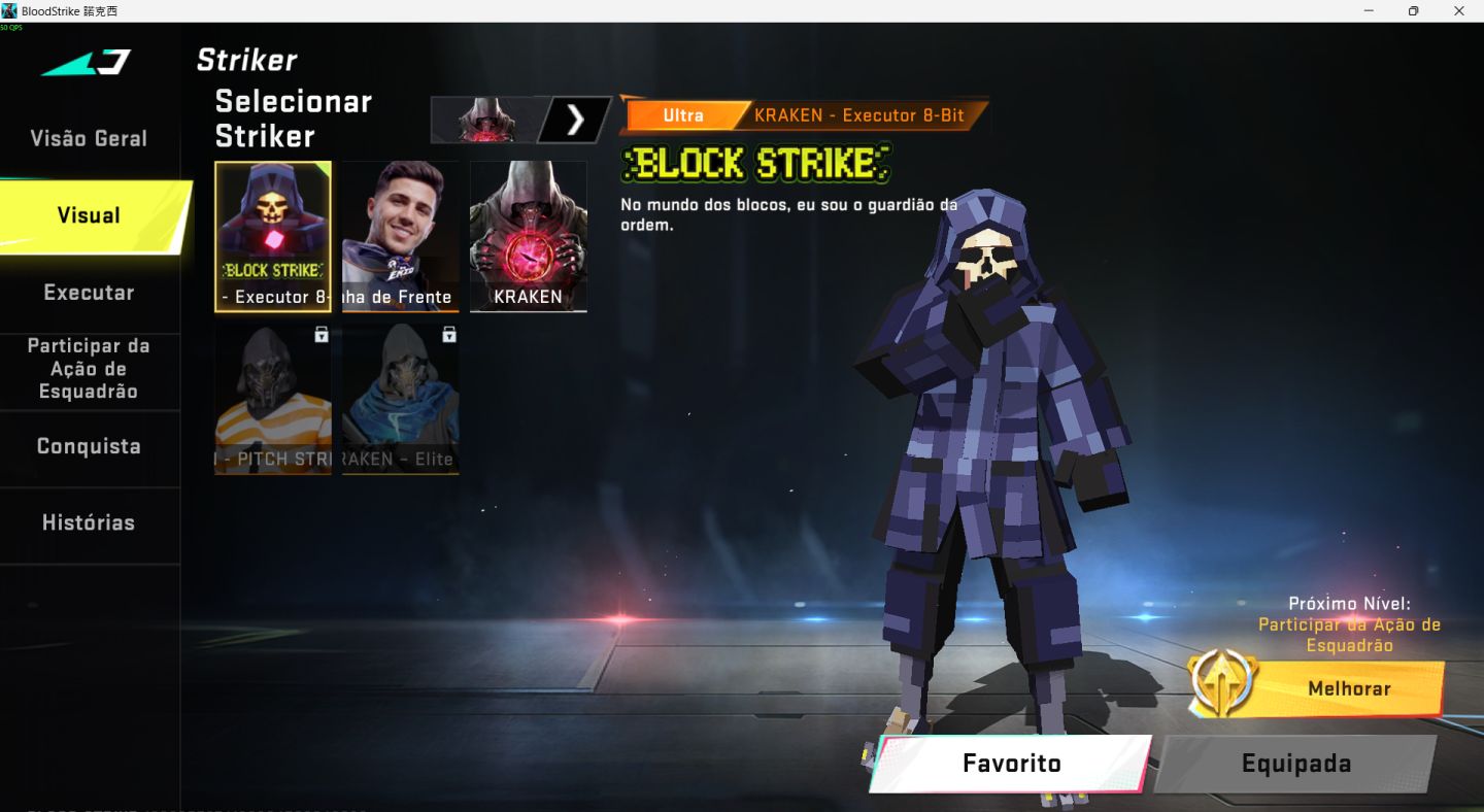 CONTA DO BLOOD STRIKE PRA LOGO
