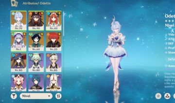 CONTA AR55 - ODETTE + HU TAO + NILOU + 3 ARMAS T5