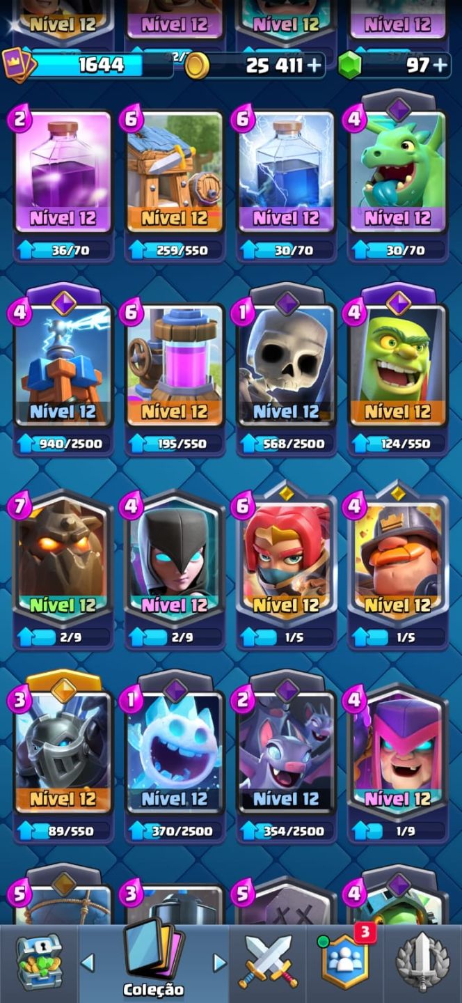 CONTA CLASH ROYALE +14K TROFÉUS!!!