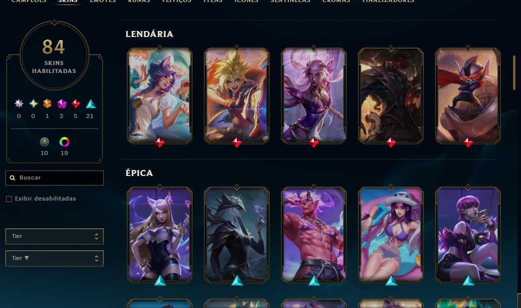[Entrega Automática] Lol Esmeralda, 84 Skins, + Raras! Honra 4, 36K Ea, Lvl 100