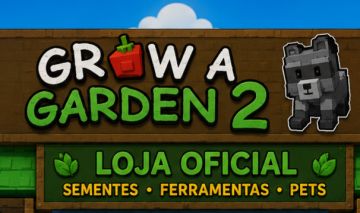 LOJA DO GROW A GARDEN 2: SEEDS, PETS E GEARS - DF, Unicornio,GOLD e MEGA SEEDS