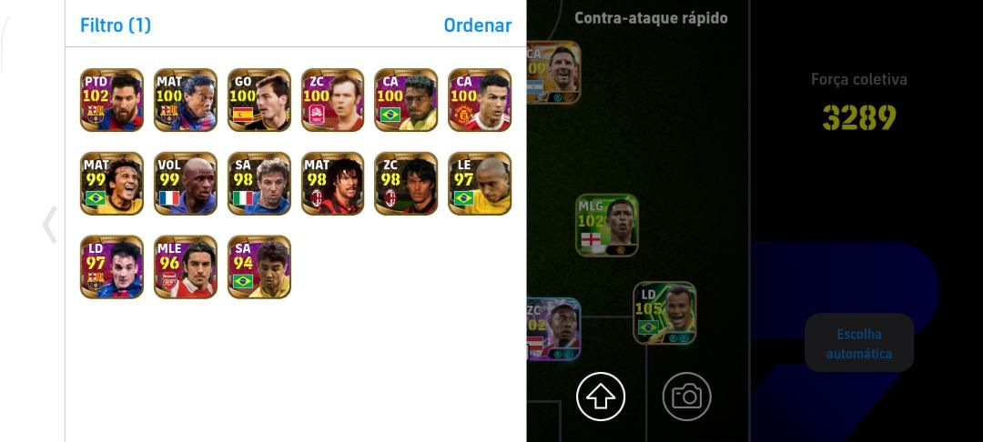 CONTA EFOOTBALL ENDGAME! Messi, Neymar, Ronaldinho, Yamal, Rice e Ibrahimovic