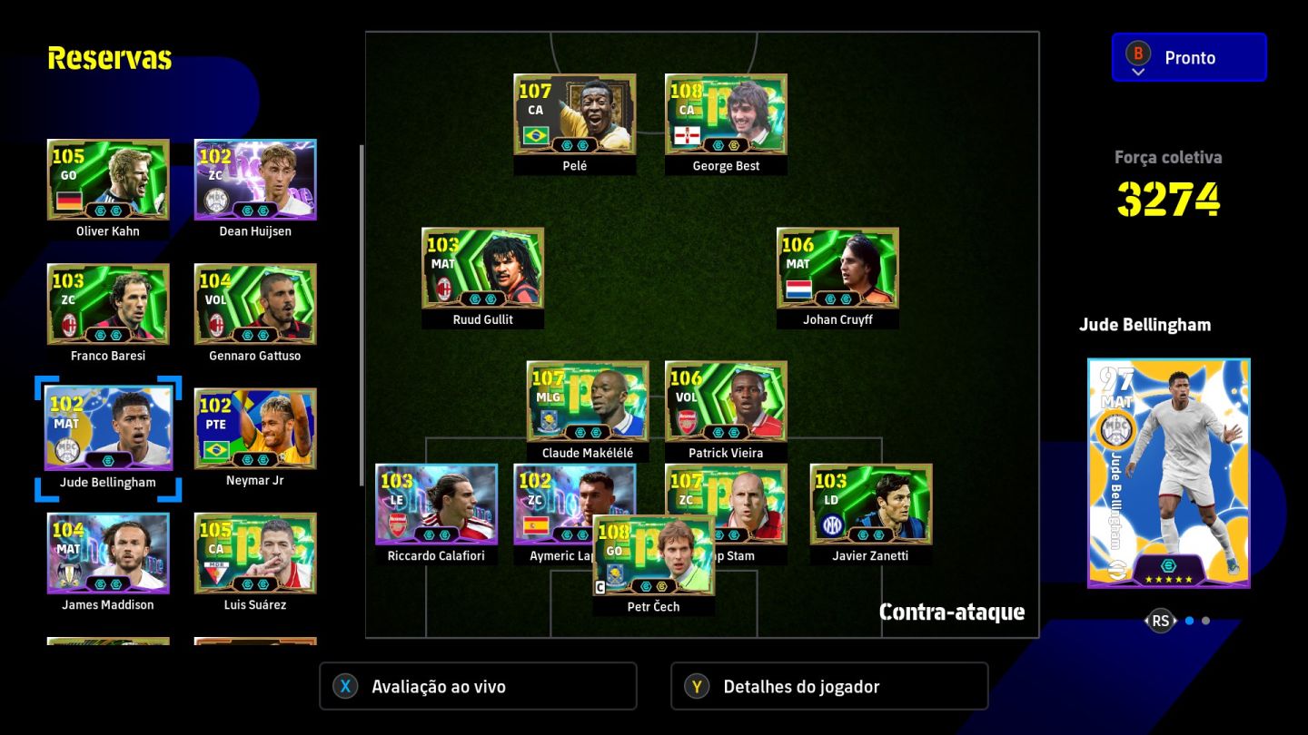 Conta eFootboll (steam) muitos jogadores meta