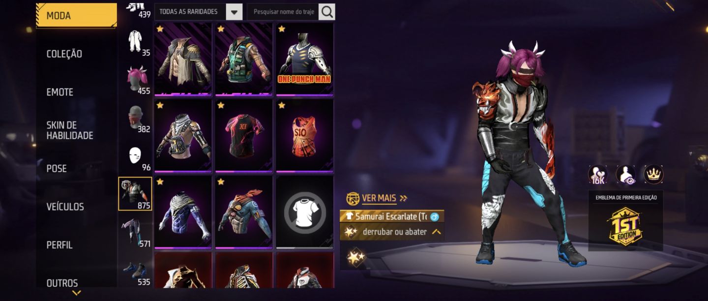 Conta nível 79 semi full parceria