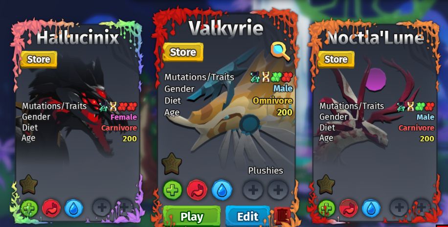 Creatures of Sonaria: Slots PVP/Venerados