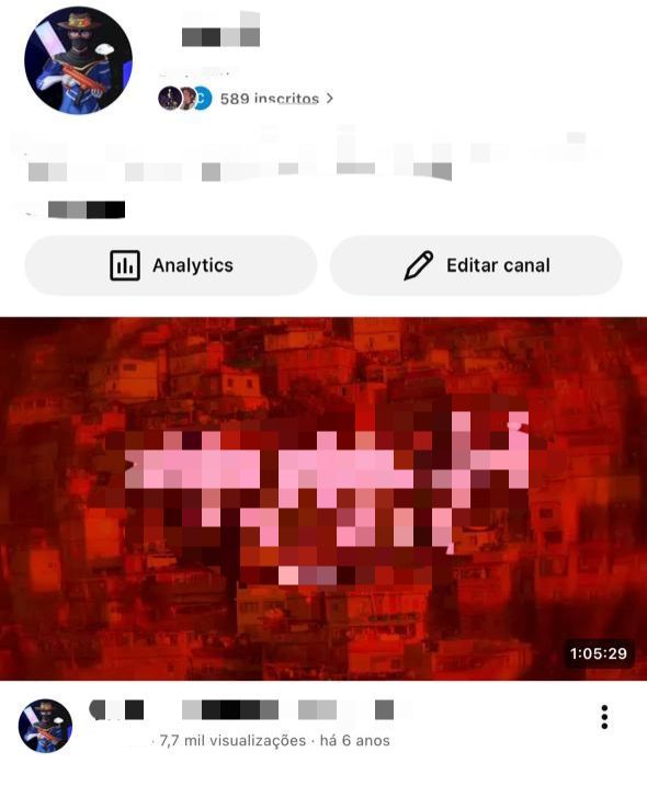 Canal do youTube com mais de 500 inscritos