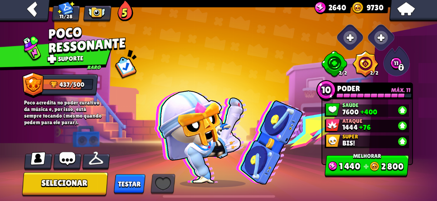 Conta de Brawl Stars muito rara com 92 Brawlers, 16 Hipers e 21 leves max