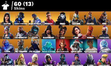 >>Conta Fortnite | 60 Skins | Luminos | Entrega automática!!