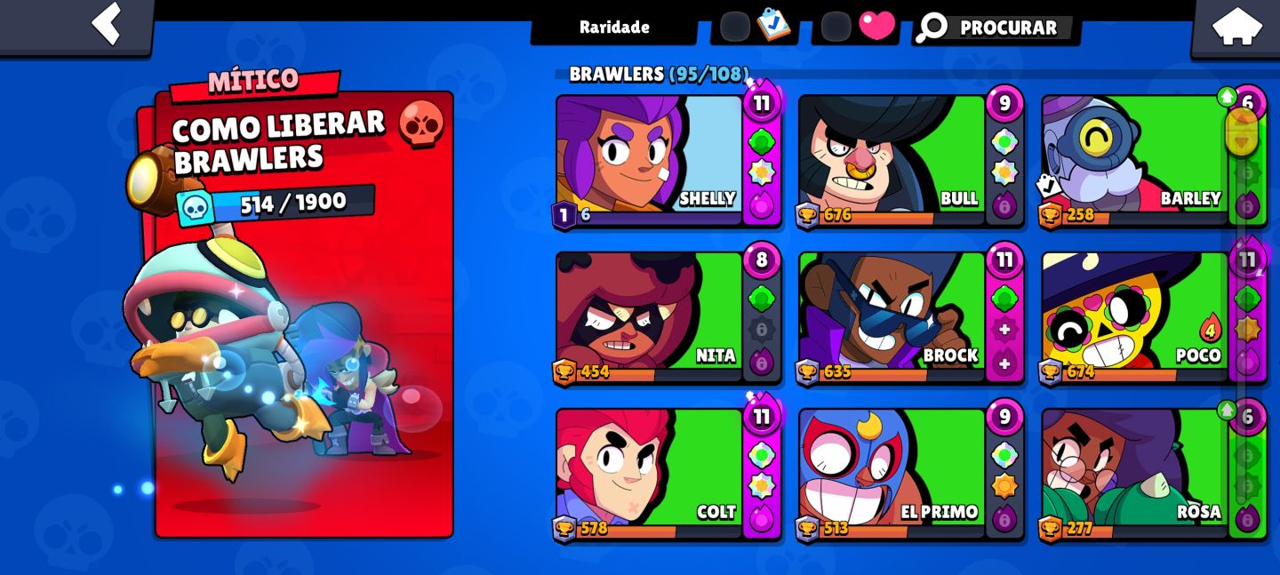 Conta de braw star a venda com skin raras conta de 2022