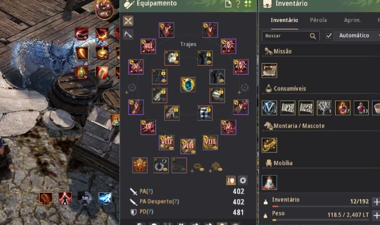 CONTA BLACK DESERT SA 881 DE GS 4 PARTES EDENA 401 AP 480 DP (STEAM, SÓ PRA BDO)