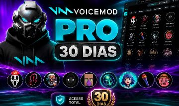 VOICE MOD PRO CONTA COMPARTILHADA (30 DIAS)