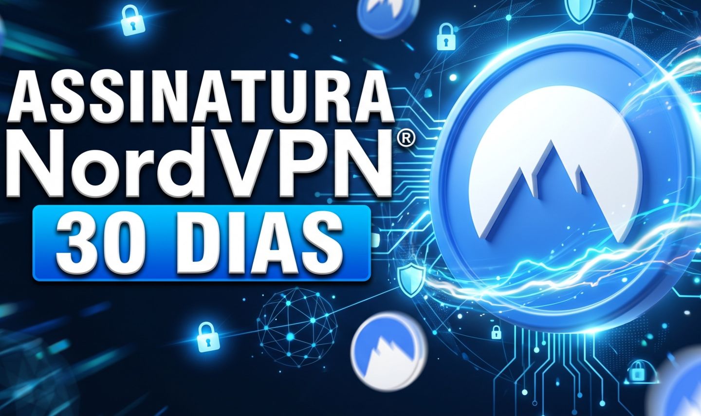 NORDVPN ASSINATURA MENSAL | ONLINE 24 HORAS
