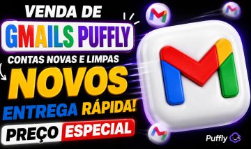 GMAILS PUFFLY | ALTA QUALIDADE | ENTREGA RÁPIDA | PRONTOS PARA USO