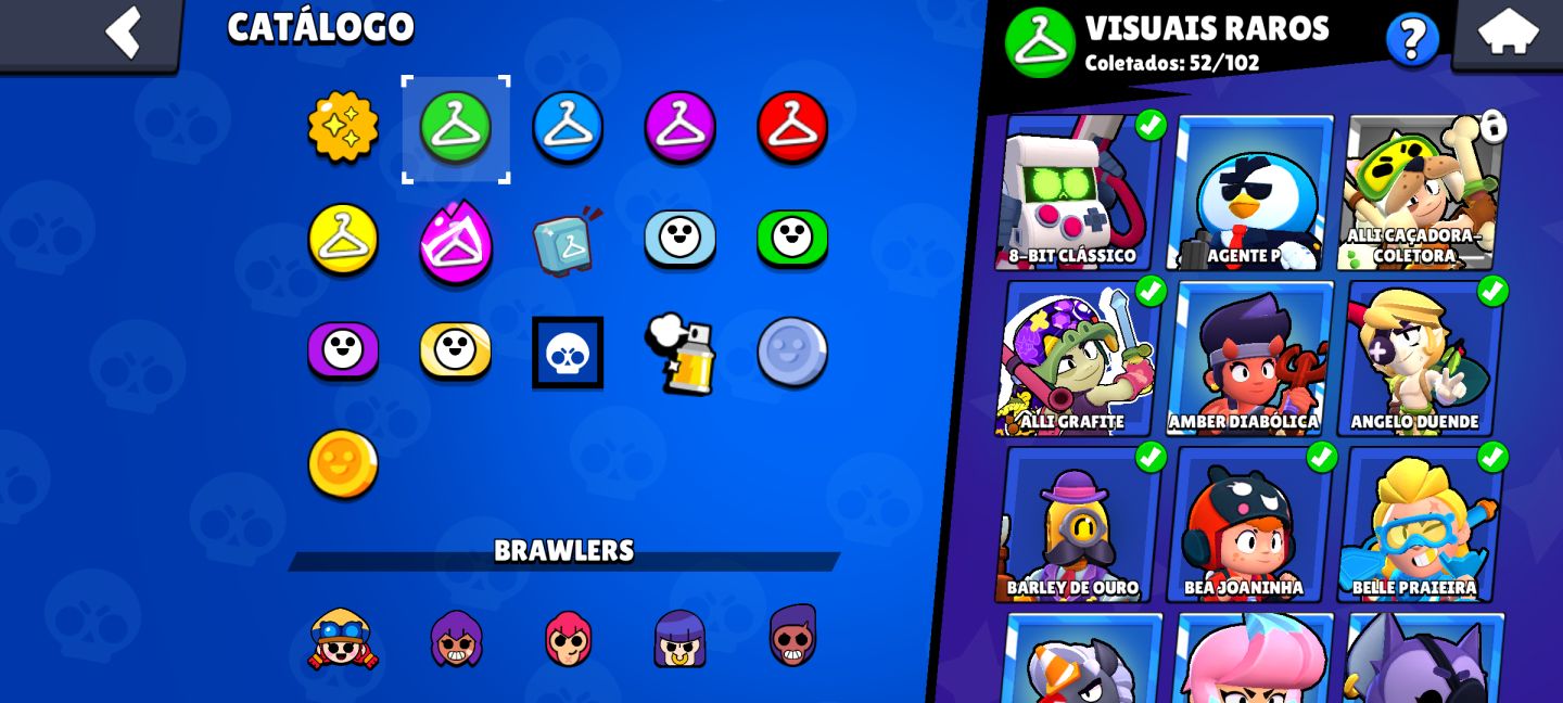 CONTA DE BRAWL STARS | 22k de moeda e 90 brawler