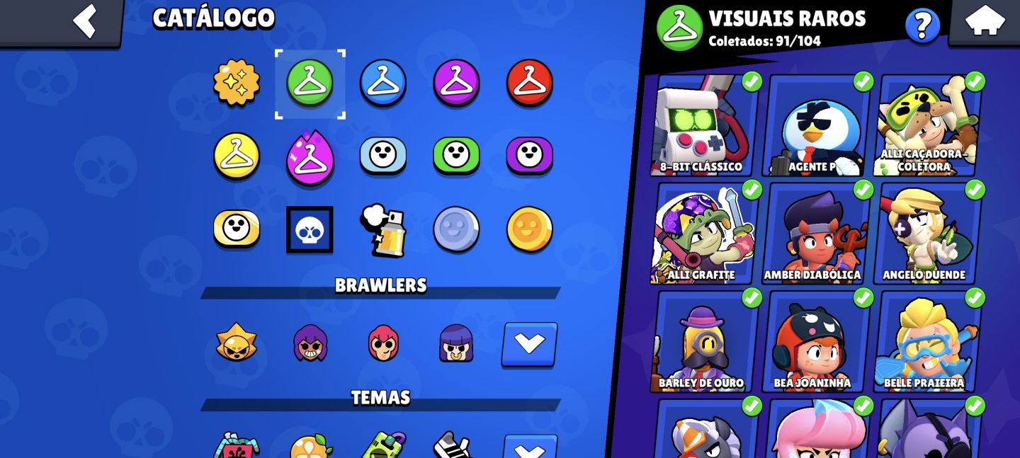 CONTA TOP DE BRAWL STARS COM 80K DE TROFÉUS E FAMA SOLAR