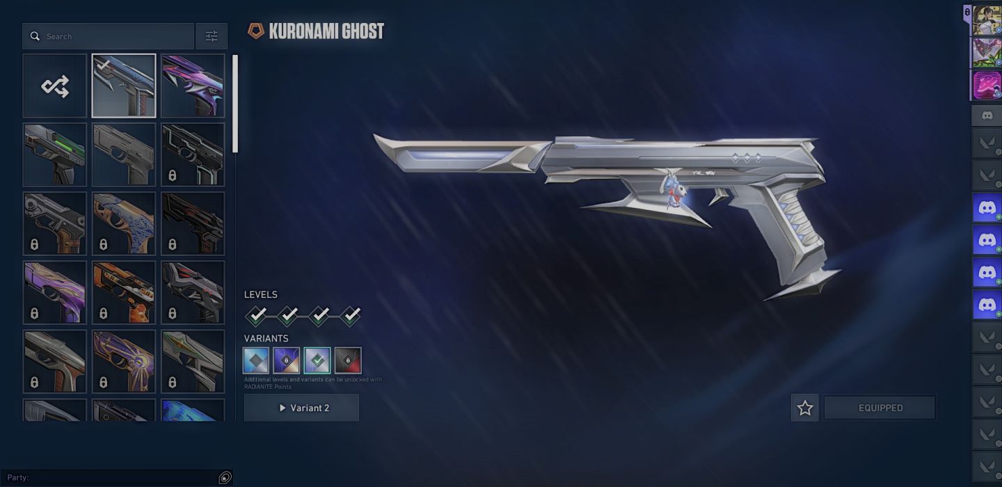 Conta Valorant Diamante1 + 9 facas + 6 vandal e muito mais