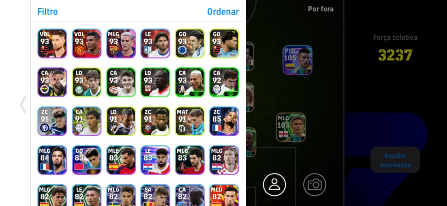 Conta EFootball 3237 upada e rara!!