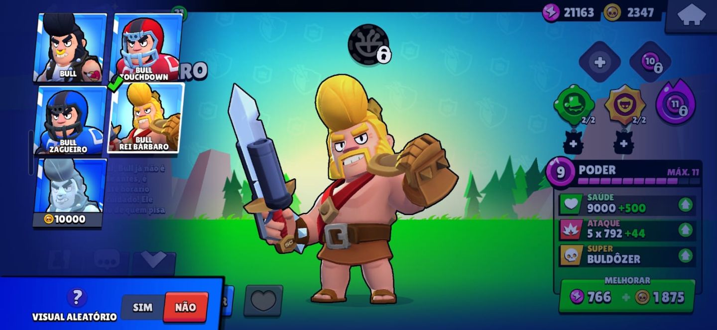 CONTA BRAWL STARS OG 2019 +48K DE TROFEIS MUITO COMPLETA