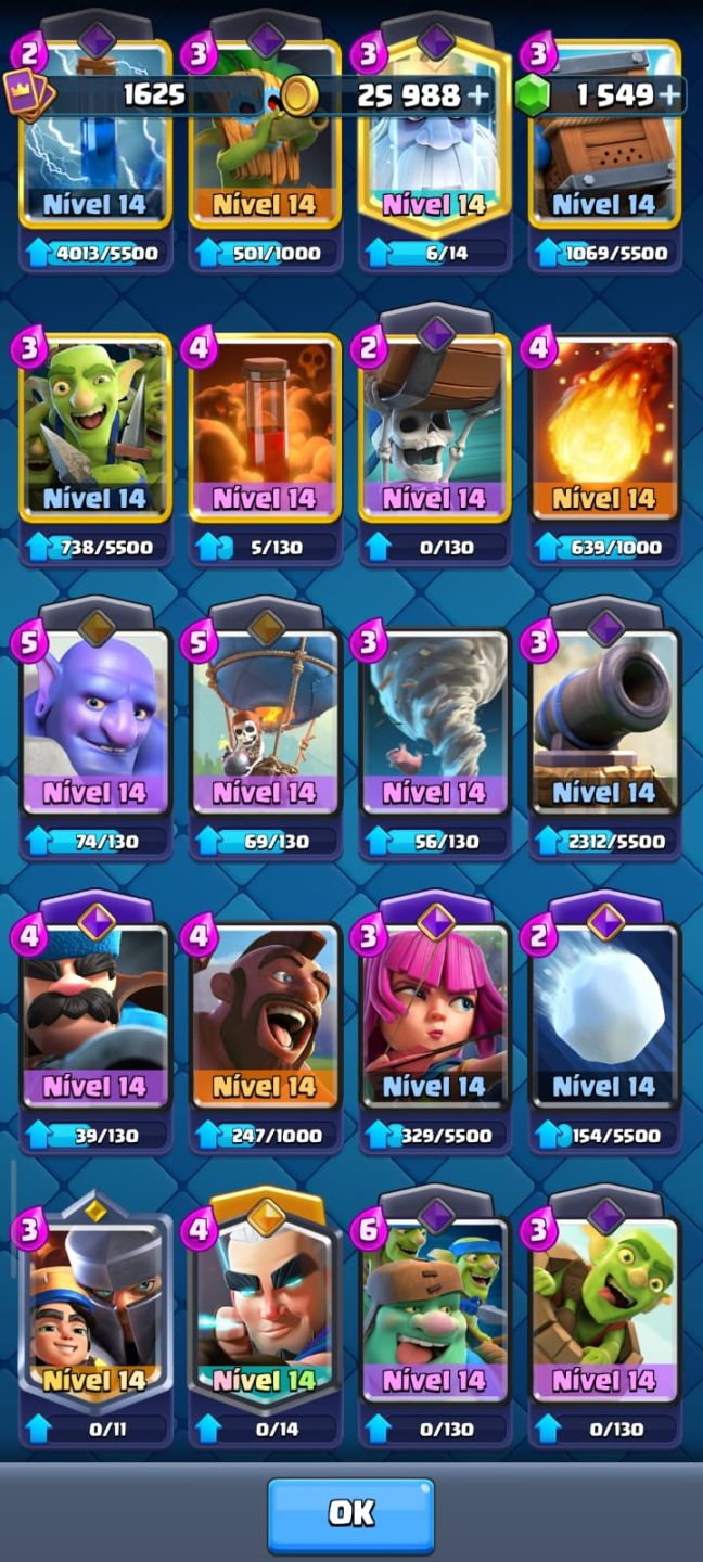 CONTA DE CLASH ROYALE FULL ACESSO