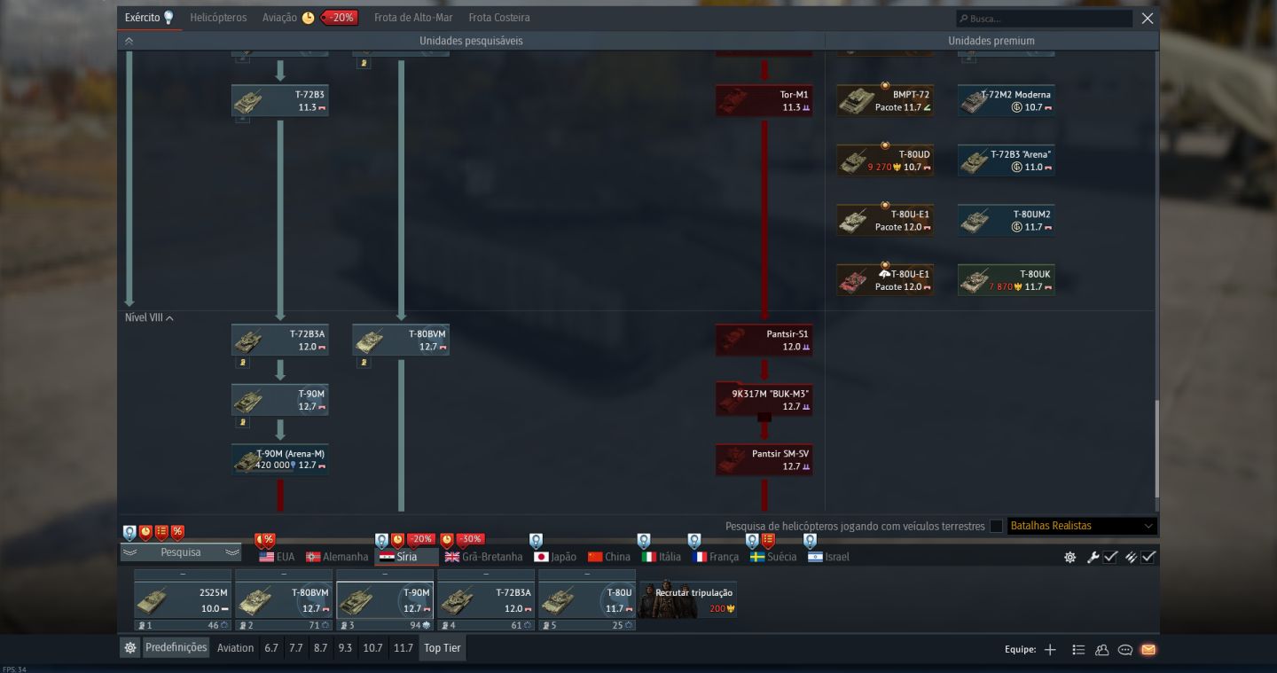 CONTA WAR THUNDER TOP TIER: URRS, UK, ISRAEL, MID TIER: EUA, ALEMANHA, FRANÇA.
