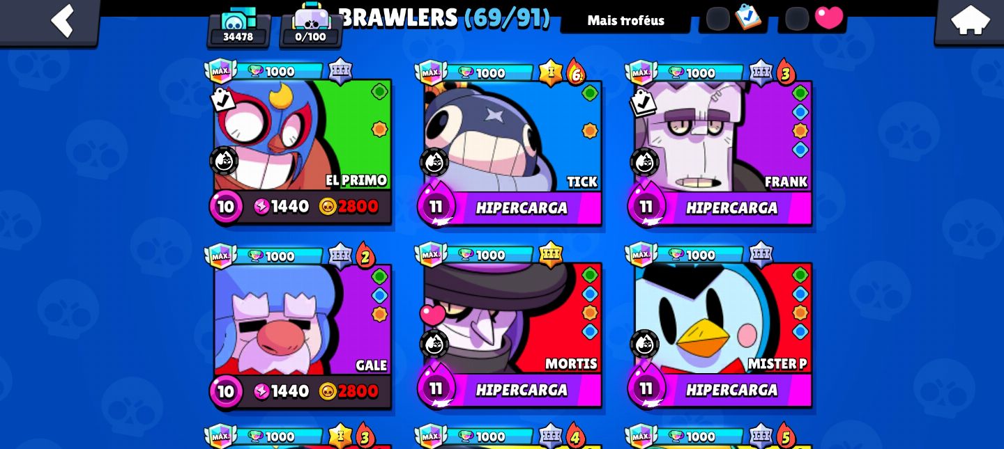 CONTA DE CLASH ROYALE | CLASH OF CLANS | BRAWLS STARS | 4ANOS PARA CIMA