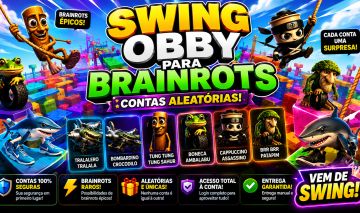 Vendece conta de Swing Obby para Brainrots! Nova