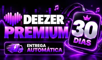 DEEZER PREMIUM - NO SEU E-MAIL + ENTREGA AUTOMÁTICA