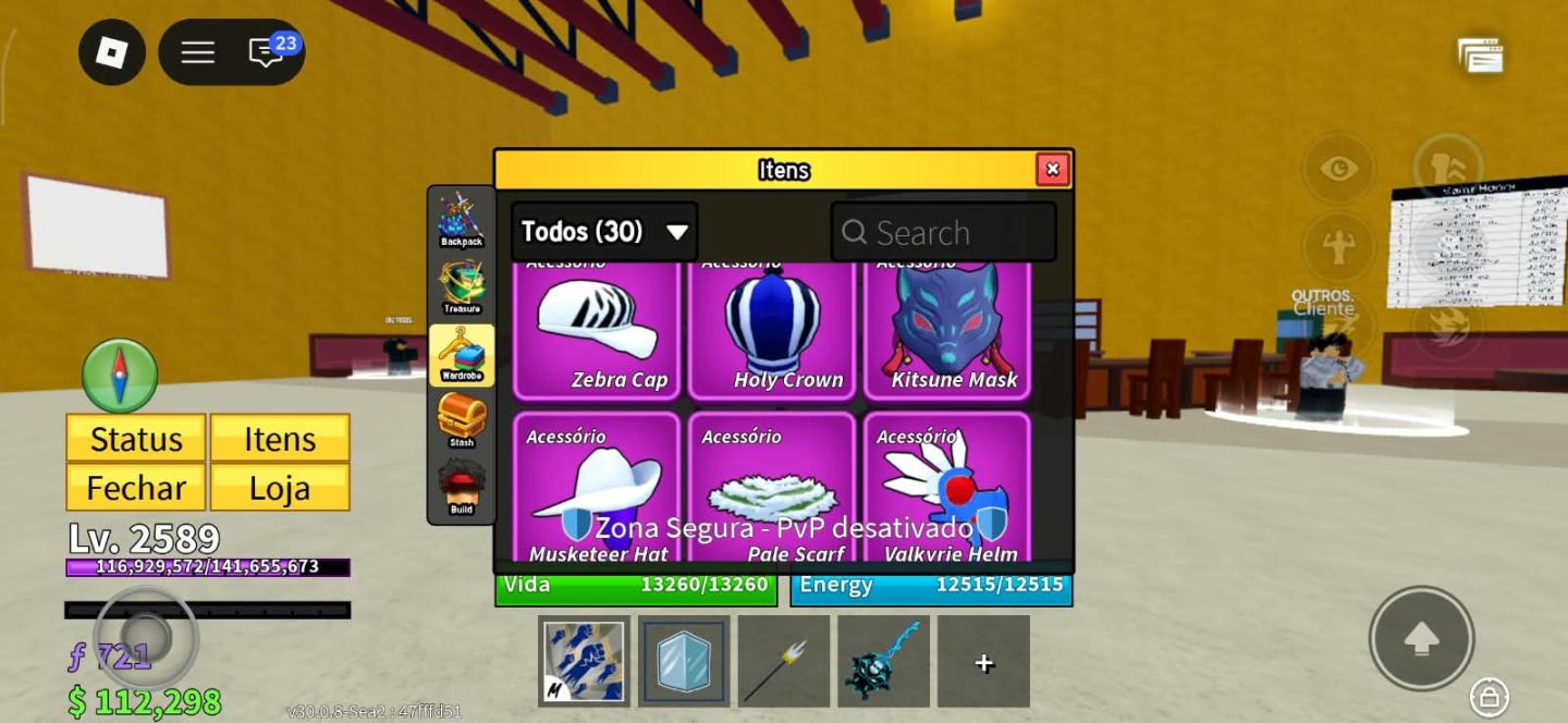 Blox Fruits | Conta Completa | CDK + TTK + Soul Guitar + Outros Jogos