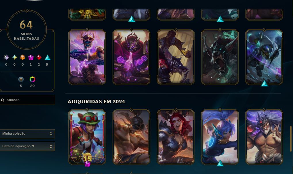 Conta lol d4 +25 -16lp