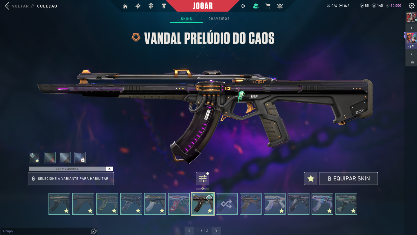 Conta Valorant VALOR NEGOCIÁVEL | Full acesso | R$ 4.000 gastos | Muita skin