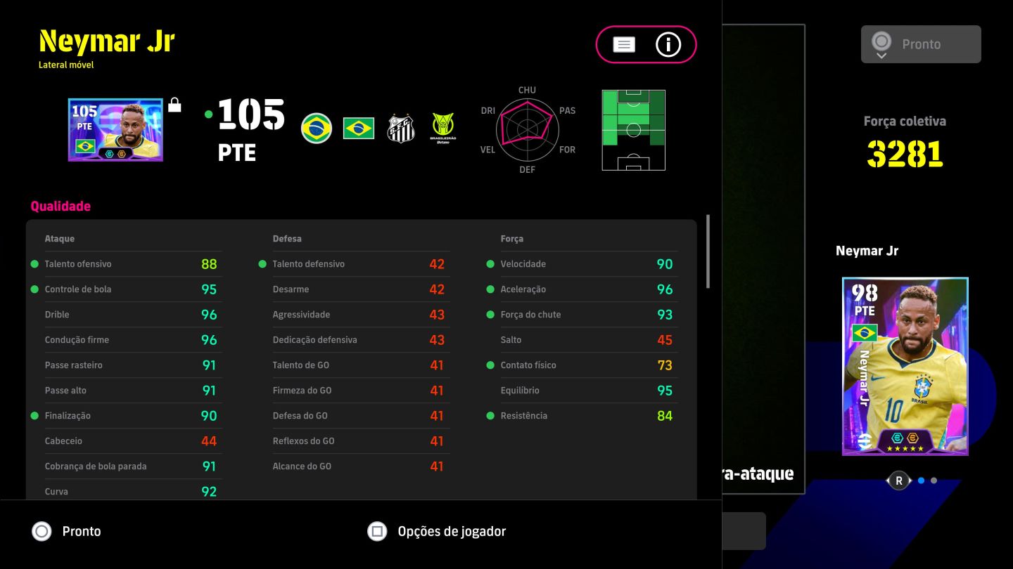 Conta efootball top muito jogandores top