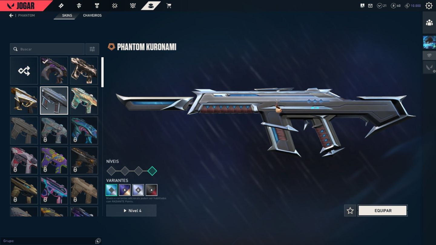 CONTA VALORANT | KURONAMI 2.0 + CHAMPIONS 2026 (EDIÇÃO LIMITADA) | 3+ MELEES | F