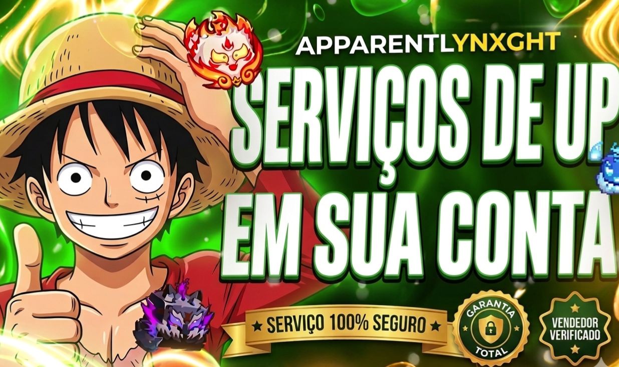 BLOX FRUITS SERVIÇOS DE UP EM SUA CONTA
