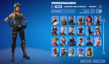 CONTA FORTNITE COM RENEGADE E SKINS DA TEMPORADA 2