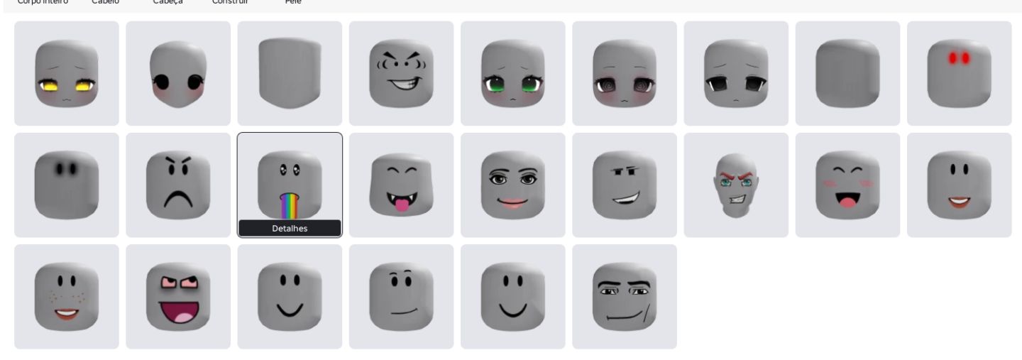 CONTA COM KORBLOX E SKINS