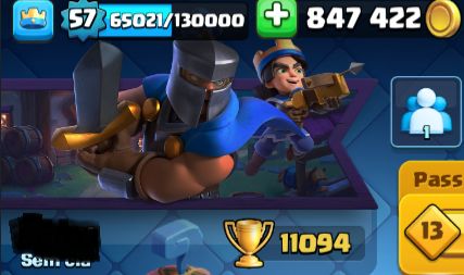 Conta premium de Clash Royale
