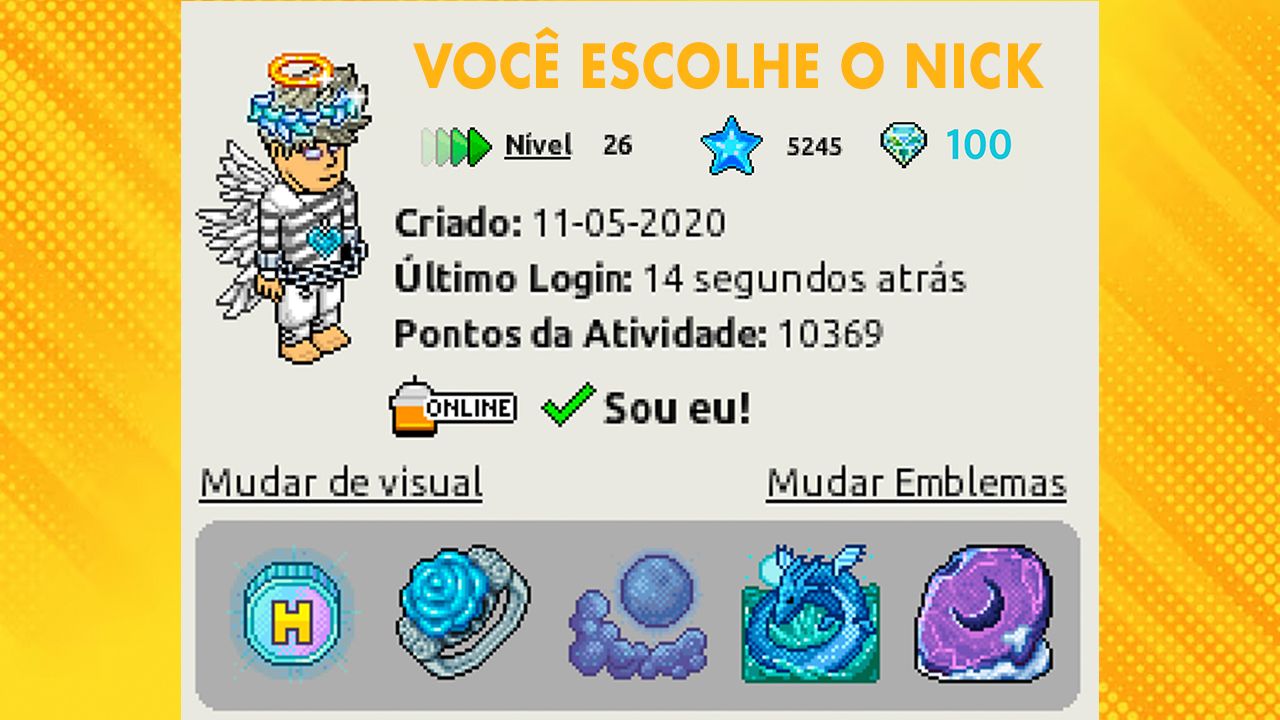 Conta Habbo com Visuais Raros