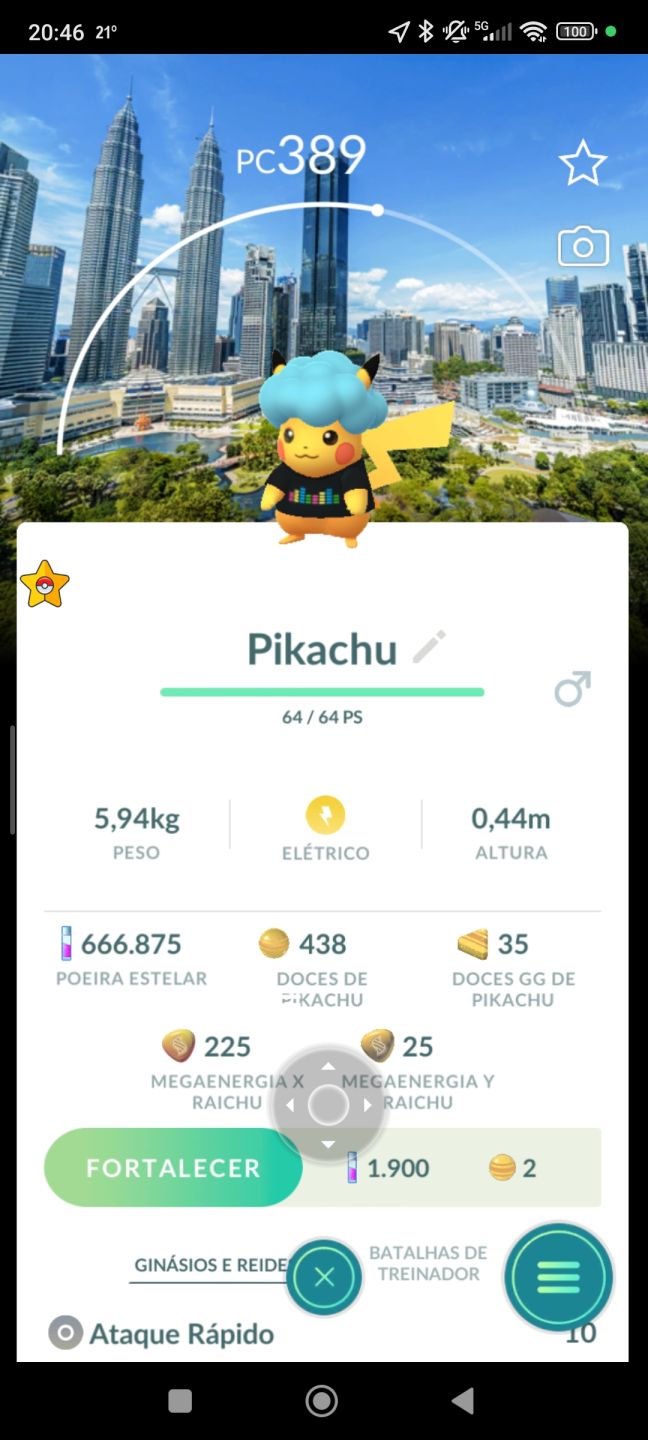 Pokémon com fundo especial(locais) e eventos