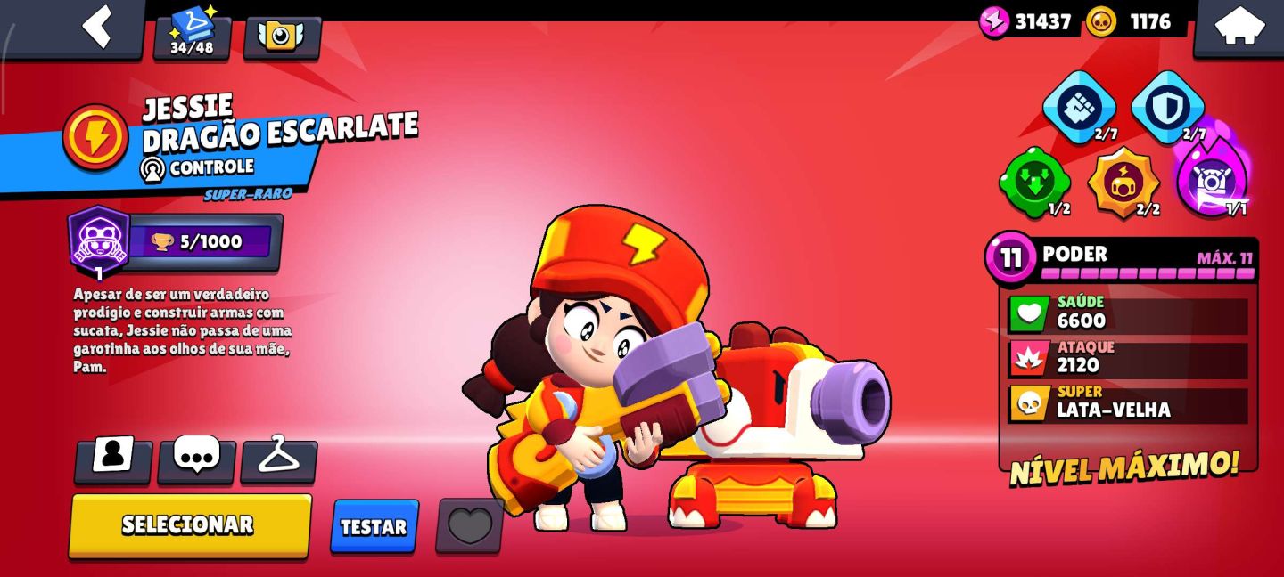 CONTA BRAWL STARS OG 2019 |62K TROFÉUS| 130+ SKINS(MÍSTICAS/LENDÁRIAS)+ 72 HIPER