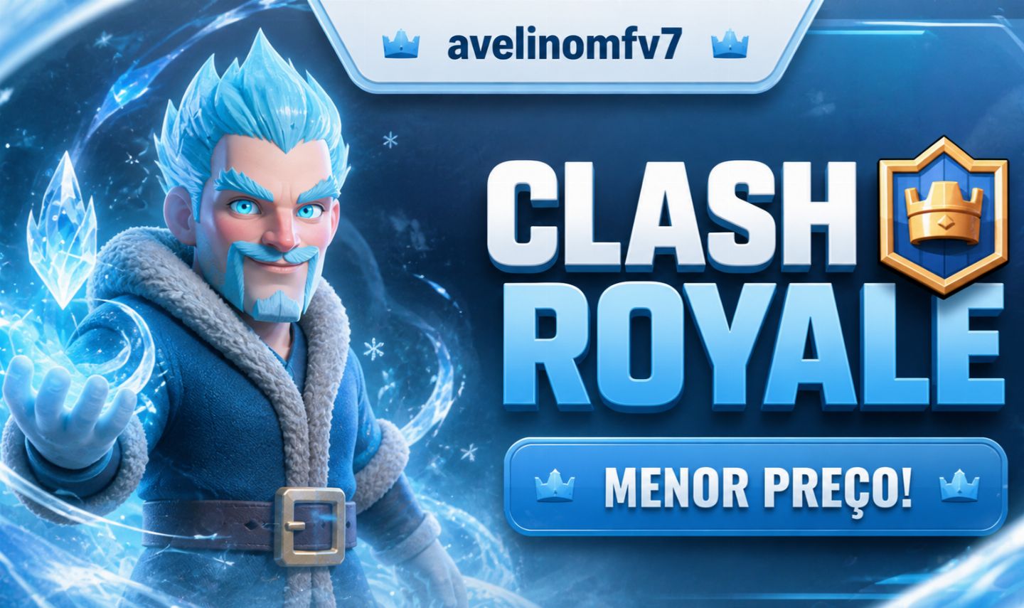 CONTA CLASH ROYALE +6100 TROFÉUS | ARENA 17 | 112 CARTAS