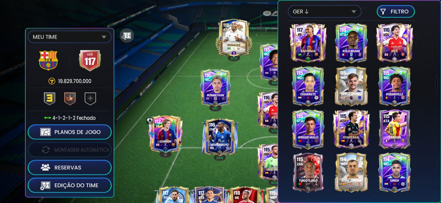 Conta de FC mobile boa pra quem quer começar bem no jogo