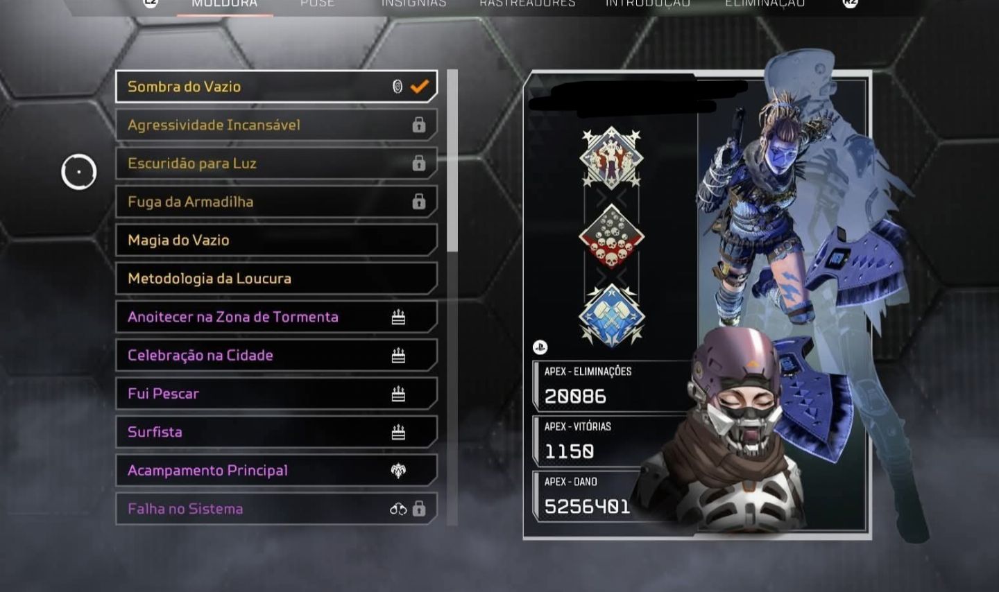 6XMESTRES/20K KILLS WRAITH/ HERANÇA