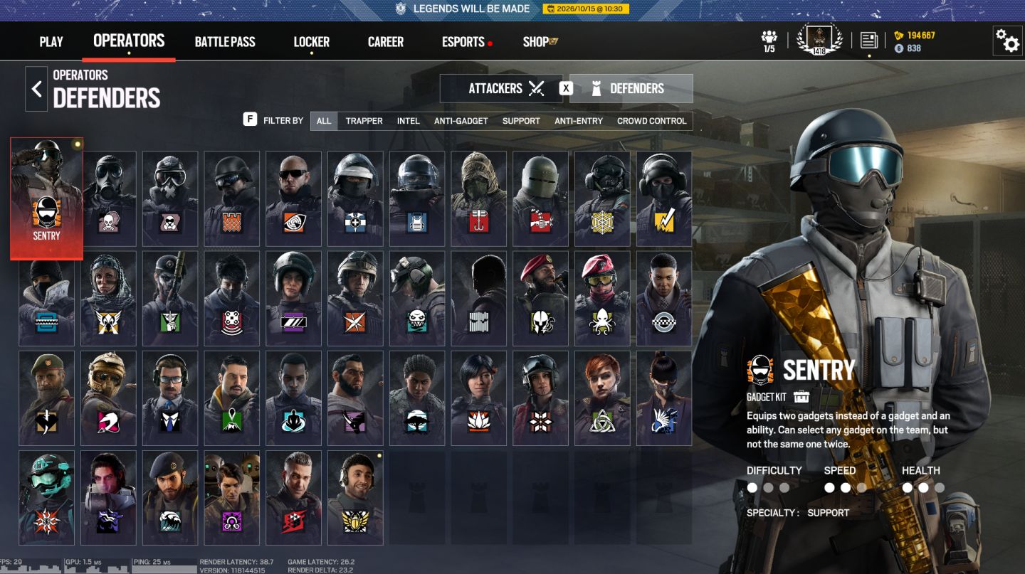 R6 ACCOUNT 12x CHAMPION, LEVEL 1418 FULL ACESS
