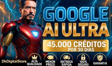 [MAIS BARATO] GOOGLE ULTRA | VEO 3.1 | 25.000 CRÉDITOS | ENTREGA AUTOMÁTICA