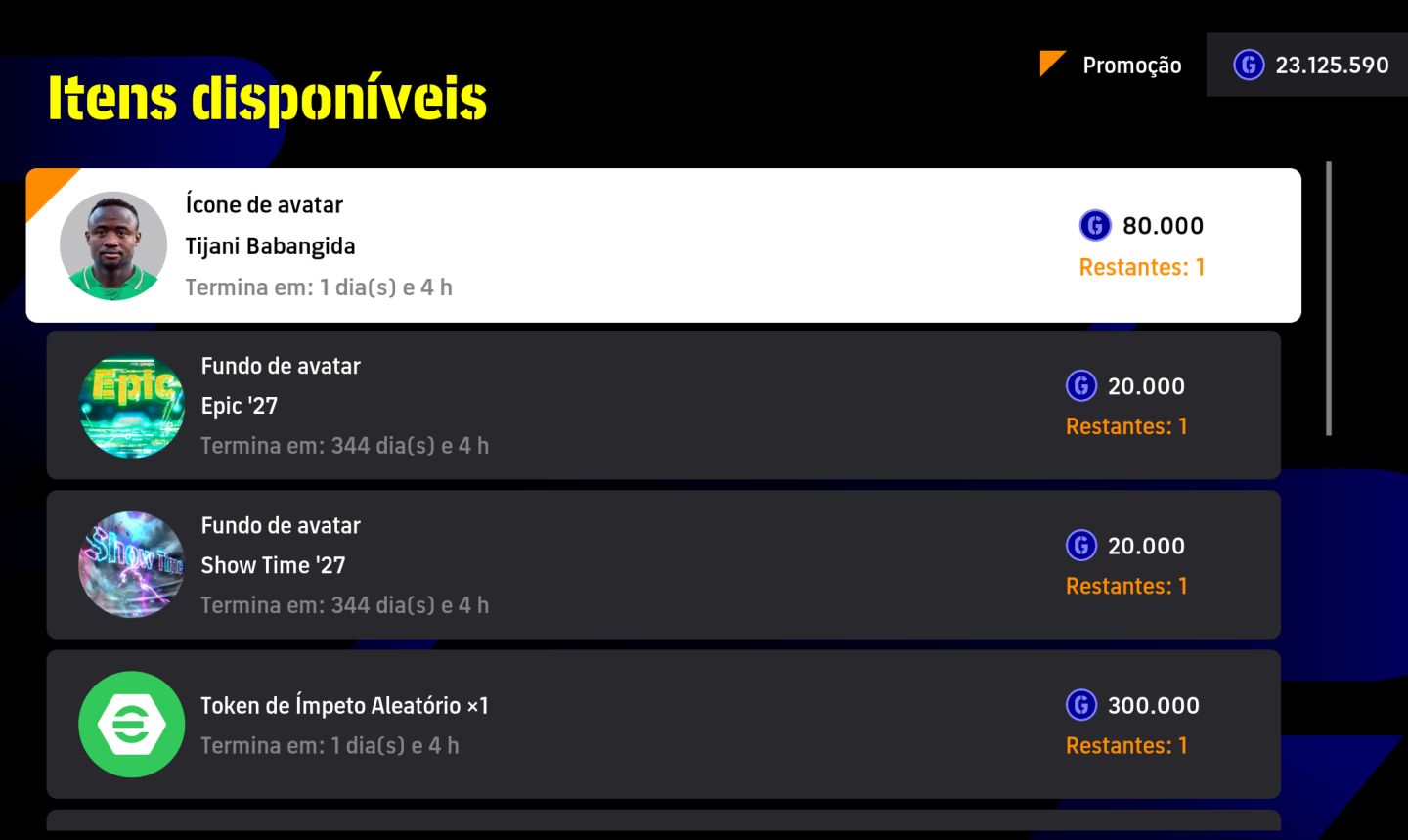 Conta eFootball steam