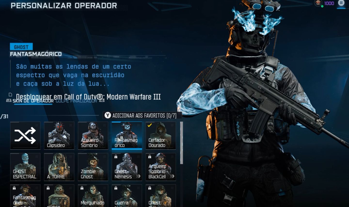 CONTA WARZONE LEVEL 1K COM SKINS E JOGOS BO6 E MW4 ED COFRE ADQUIRIDO