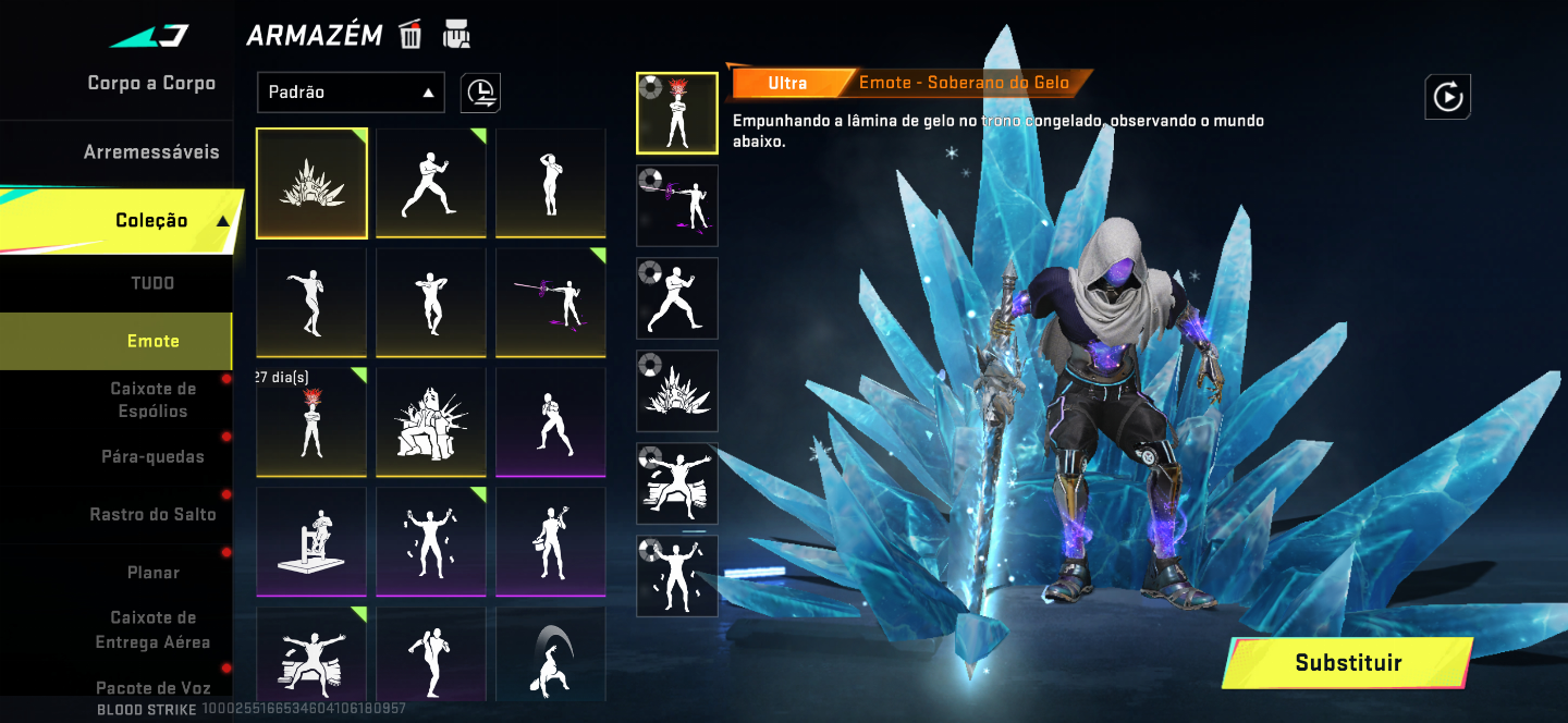 CONTA BLOOD STRIKE SKIN IZANA(VOLT) EVO SPEAR GELIDA