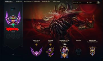 Conta mestre 89 skins 49K EA 438RP Brinde na conta
