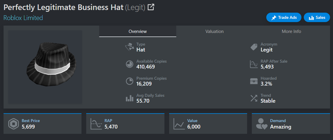 MARKET DE LIMITEDS ROBLOX LEGITIMOS - [PEÇA/ESCOLHA O ITEM]